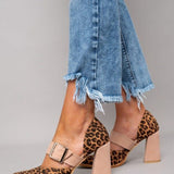 Sláine - Leopard Print Sandals