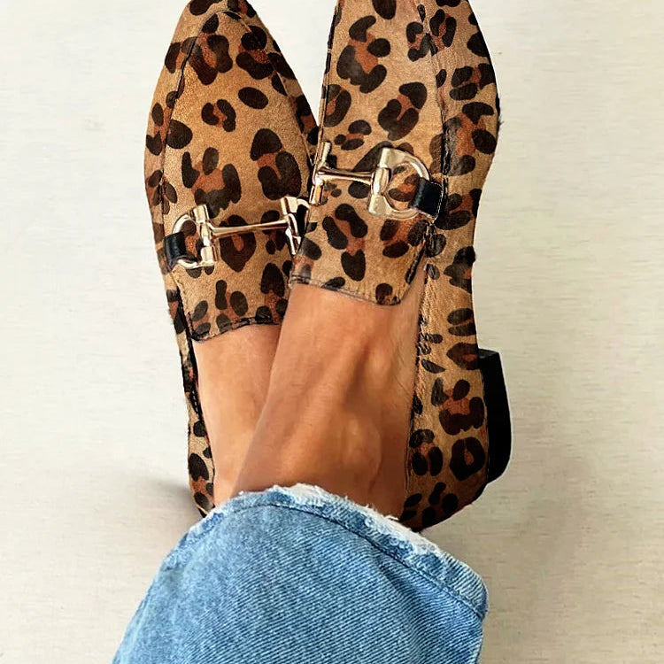 Gia - Elegant Leopard-Moccasins
