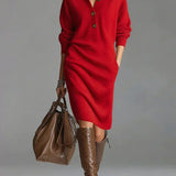 ARIANELL | WOOL WINTER KNIT MIDI DRESS