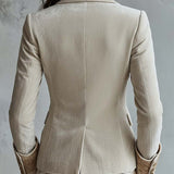 Constance | Ivory Tailored Blazer