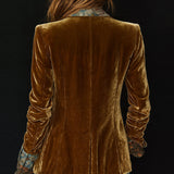 Marcelline | Vintage Floral Print Patchwork Blazer
