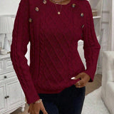Éabha - Stylish Twisted Jumper