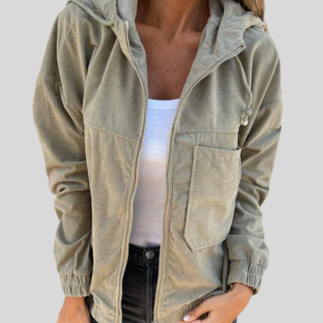 Sheila - Cosy Hooded Zip-Up Jacket