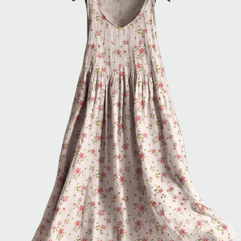 Caoimhe - Midi Dress with Floral Print