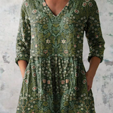 Nuala | V-Neck Long Blouse