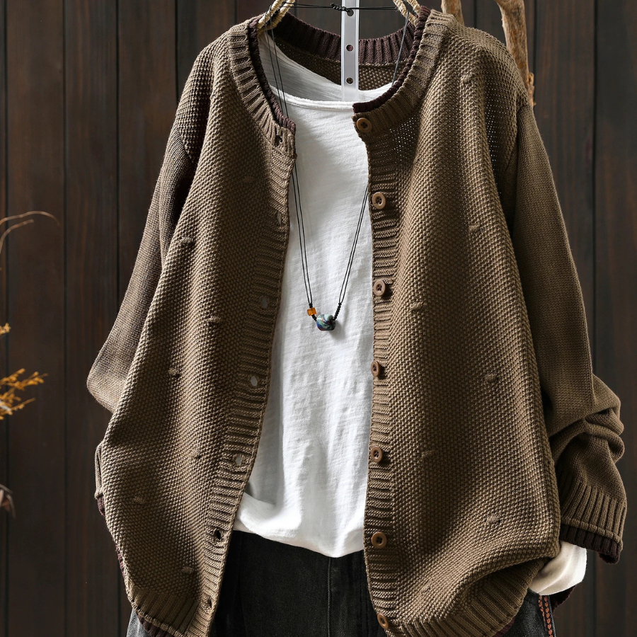 Aisling - Chic Textured Cardigan
