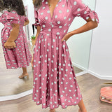 Éabha - Chic Polka Dot Dress