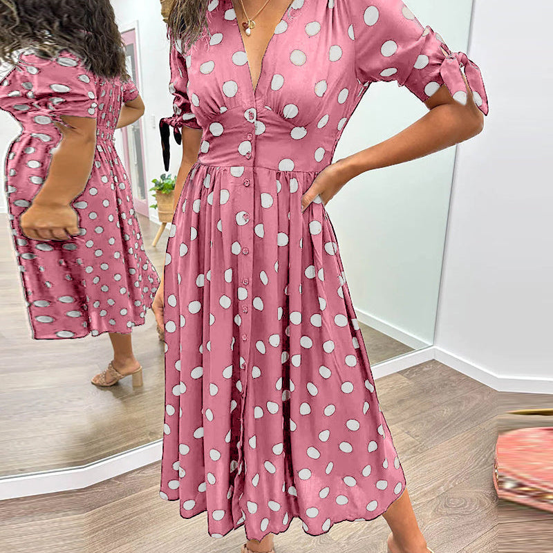 Éabha - Chic Polka Dot Dress