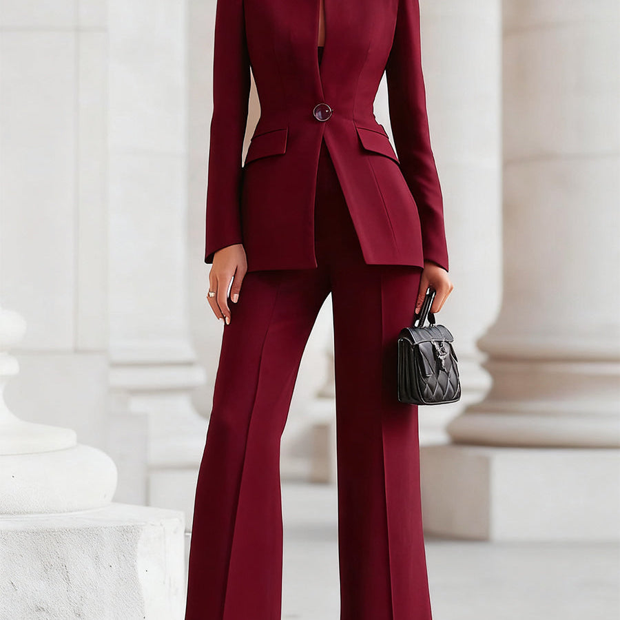 ADRIELLE | ELEGANT BLAZER & TROUSER SUIT SET