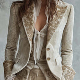 Constance | Ivory Tailored Blazer