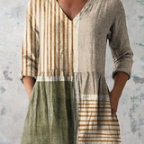 Sinead | V-Neck Long Blouse