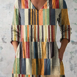 Niamh | V-Neck Long Blouse