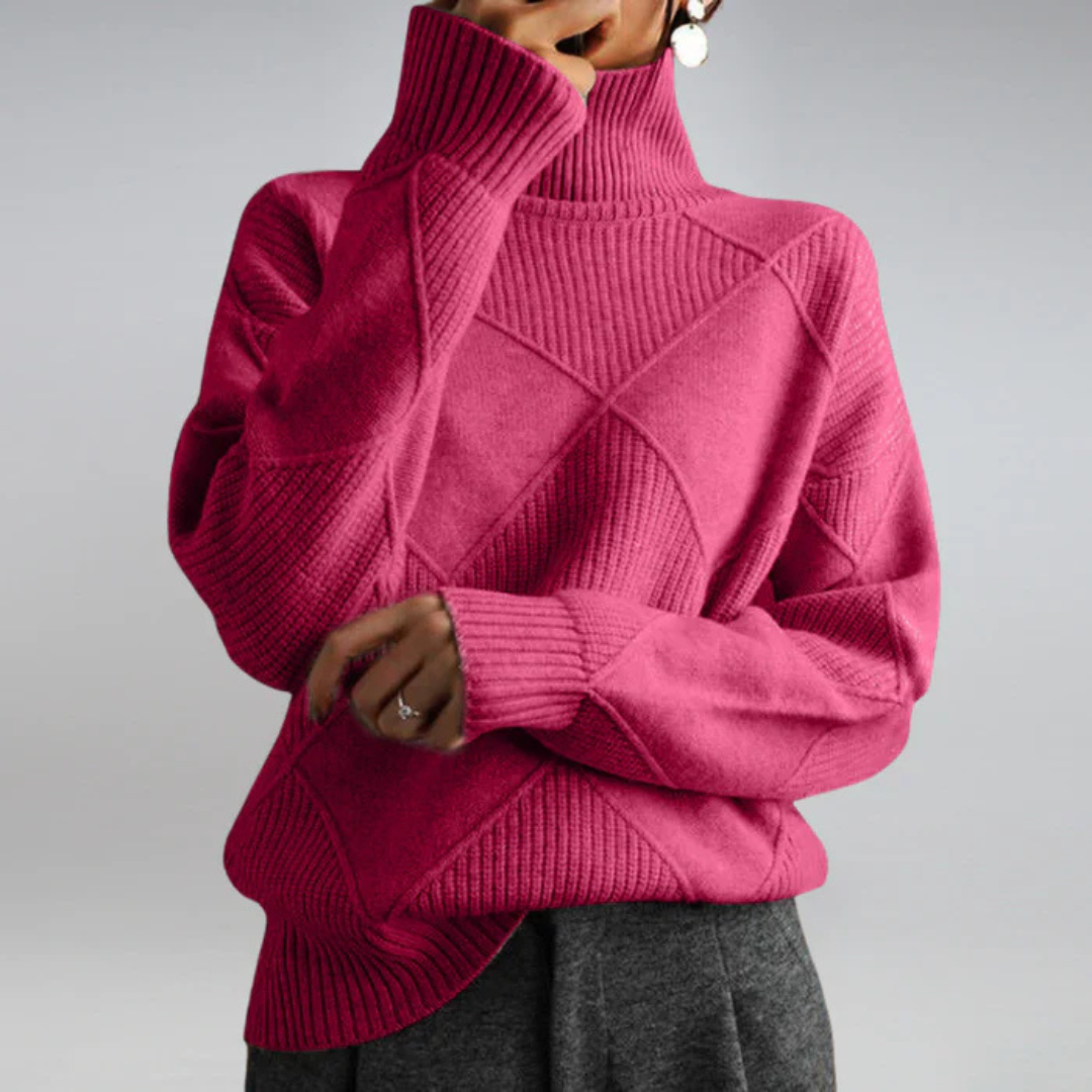 Caitríona - Stand-Up Collar Jumper
