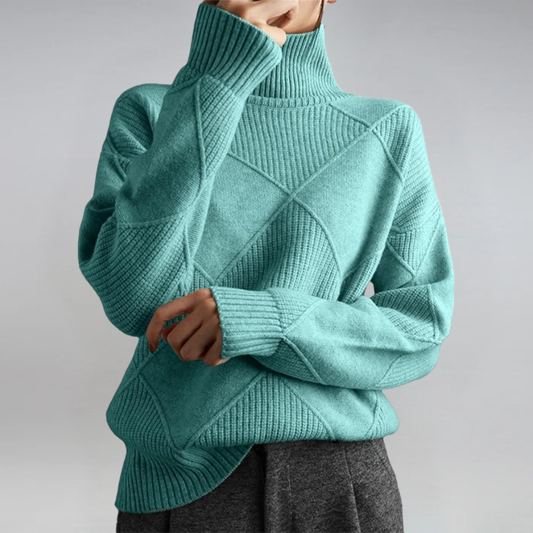 Caitríona - Stand-Up Collar Jumper