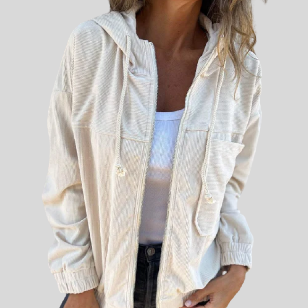 Sheila - Cosy Hooded Zip-Up Jacket