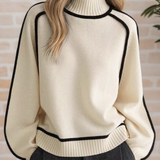 Moira - Chic Stand-Up Collar Jumper