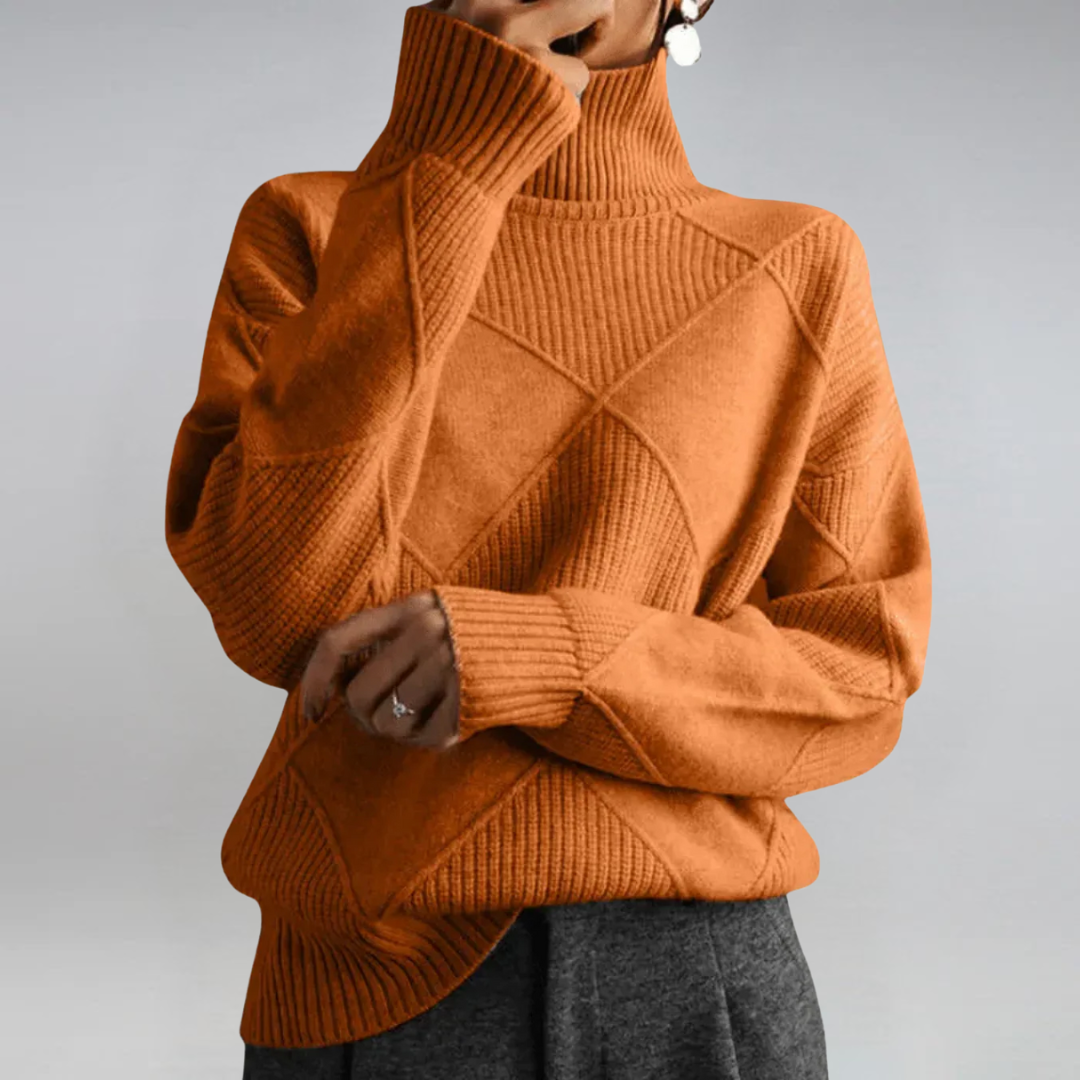 Caitríona - Stand-Up Collar Jumper