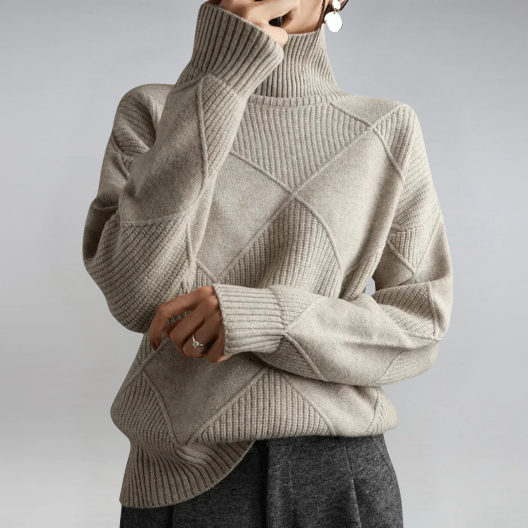 Caitríona - Stand-Up Collar Jumper