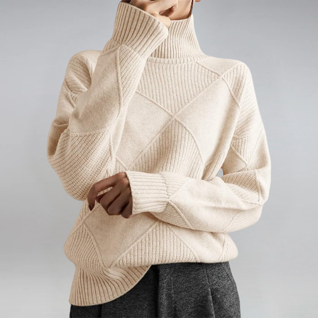 Caitríona - Stand-Up Collar Jumper