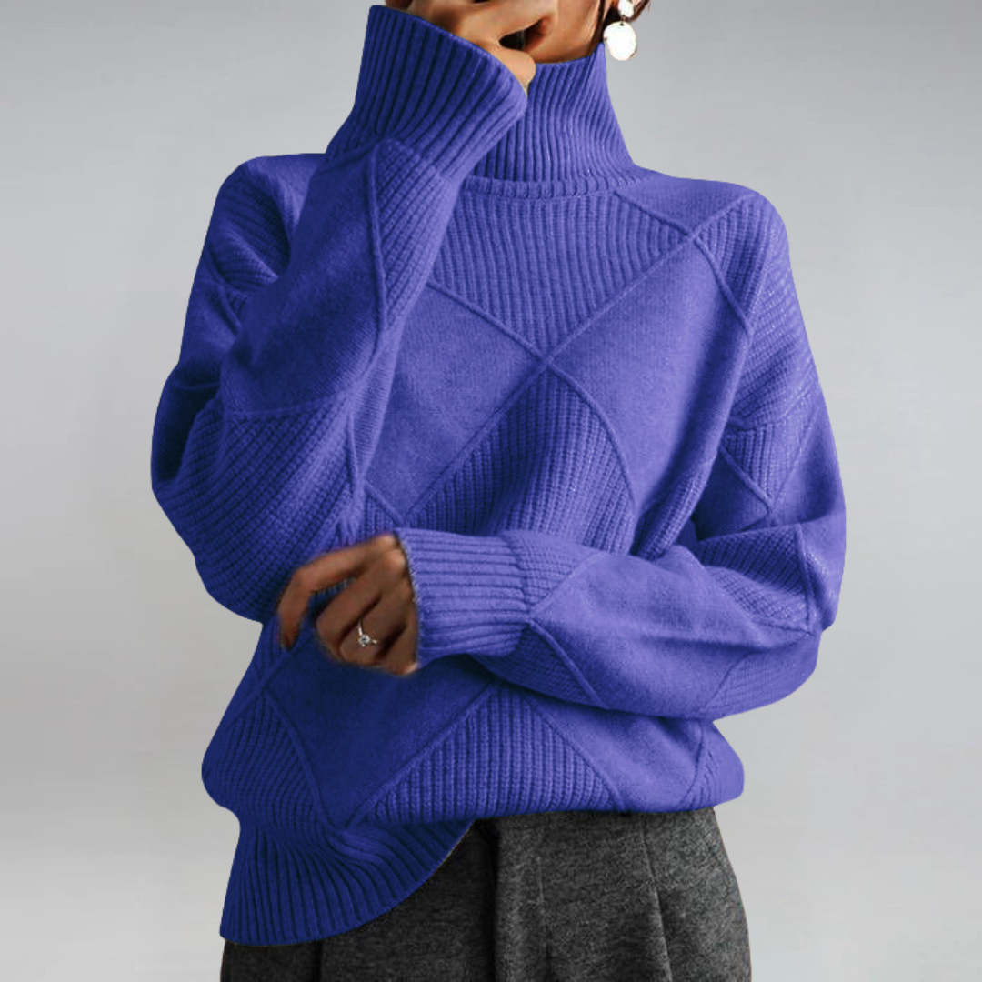 Caitríona - Stand-Up Collar Jumper
