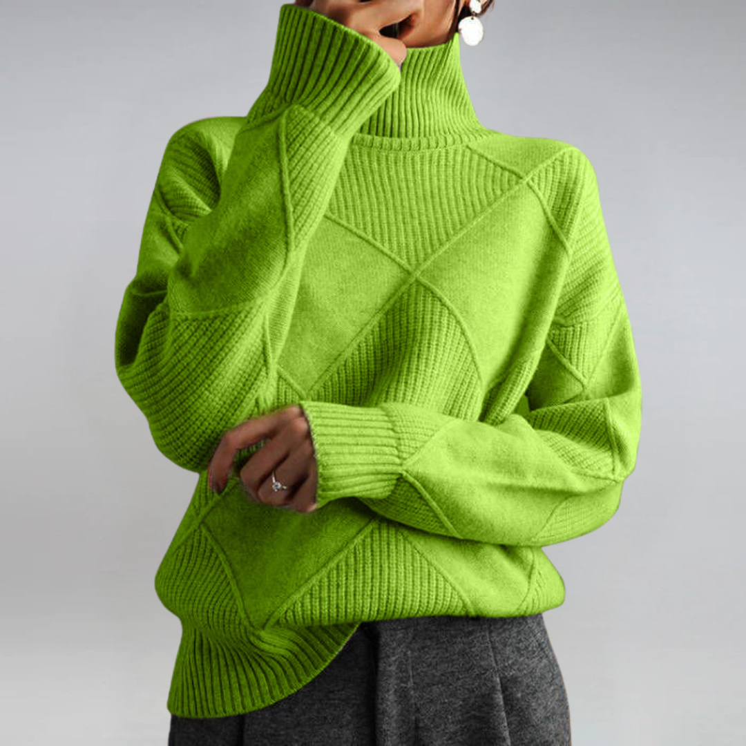 Caitríona - Stand-Up Collar Jumper