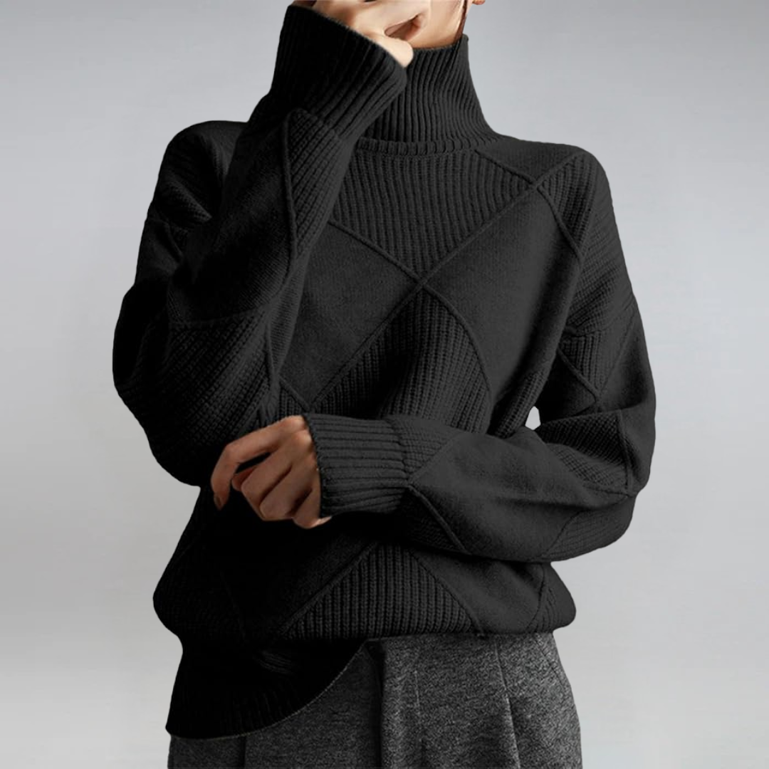 Caitríona - Stand-Up Collar Jumper