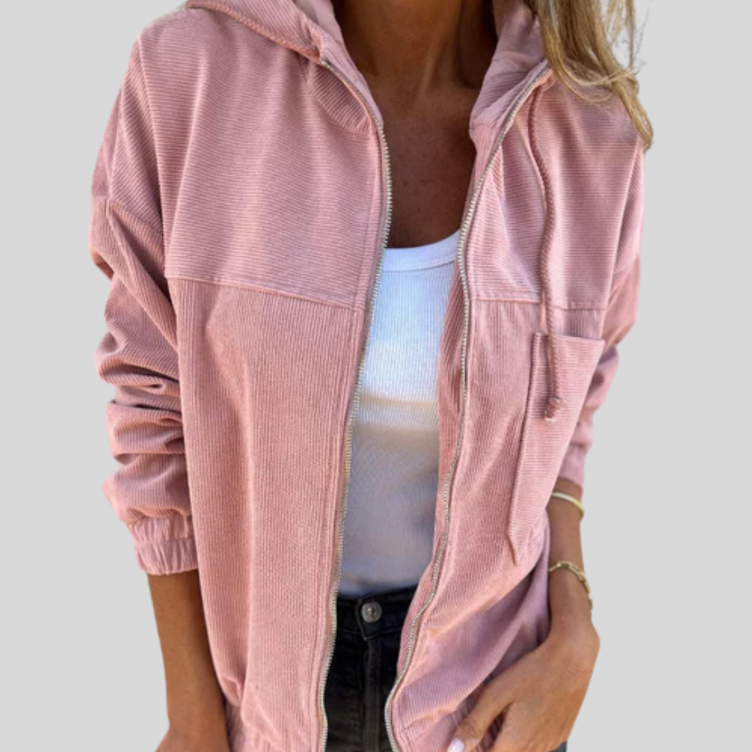Sheila - Cosy Hooded Zip-Up Jacket