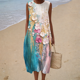 Bridie - Pictorial Midi Dress