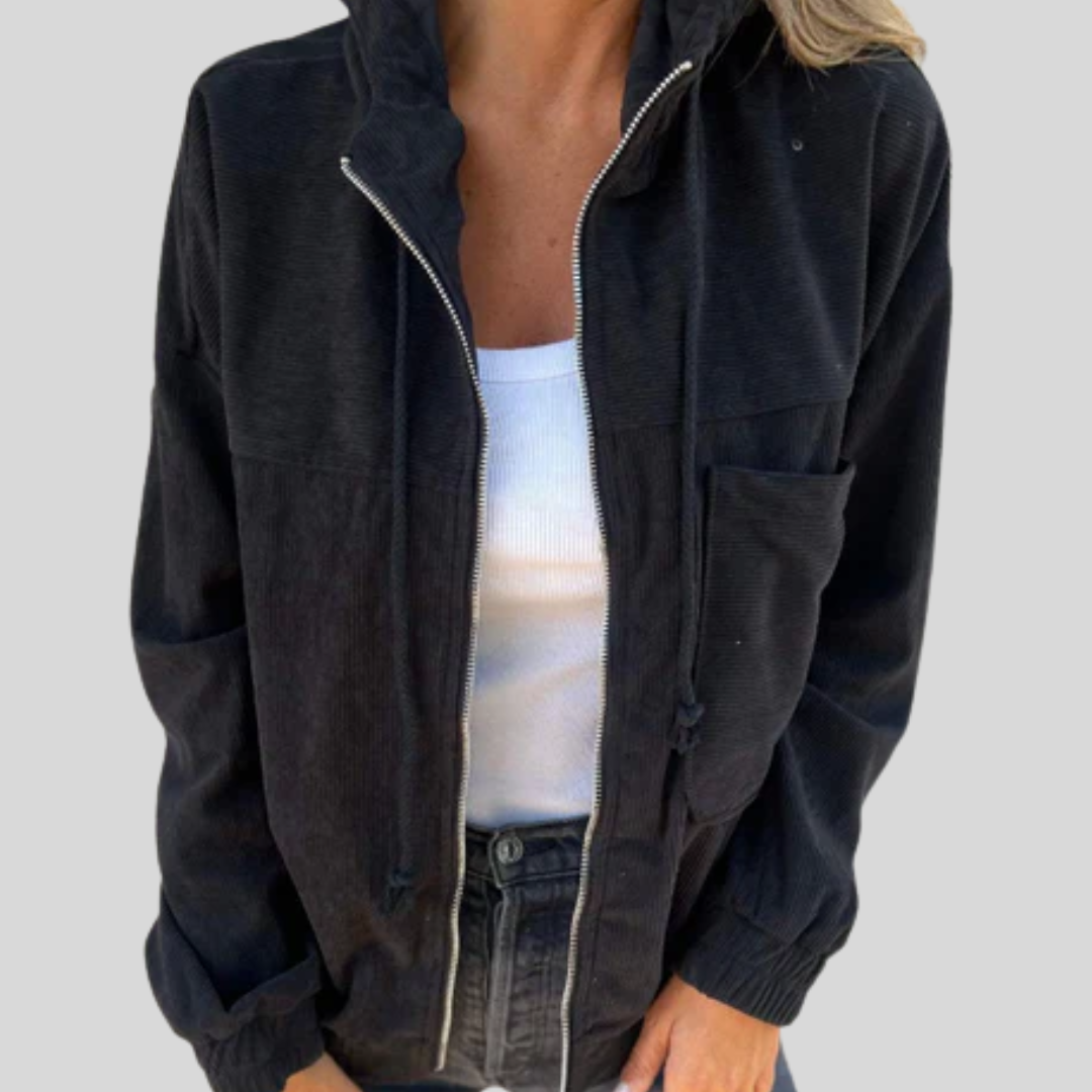 Sheila - Cosy Hooded Zip-Up Jacket