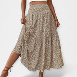 Órlaith - Stretchy Floral Skirt