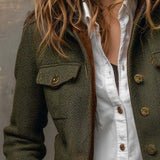 Honorine | Vintage Blazer with Contrasting Piping