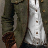 Honorine | Vintage Blazer with Contrasting Piping