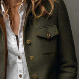 Honorine | Vintage Blazer with Contrasting Piping