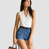 Saoirse - Cosy V-Neck Tee