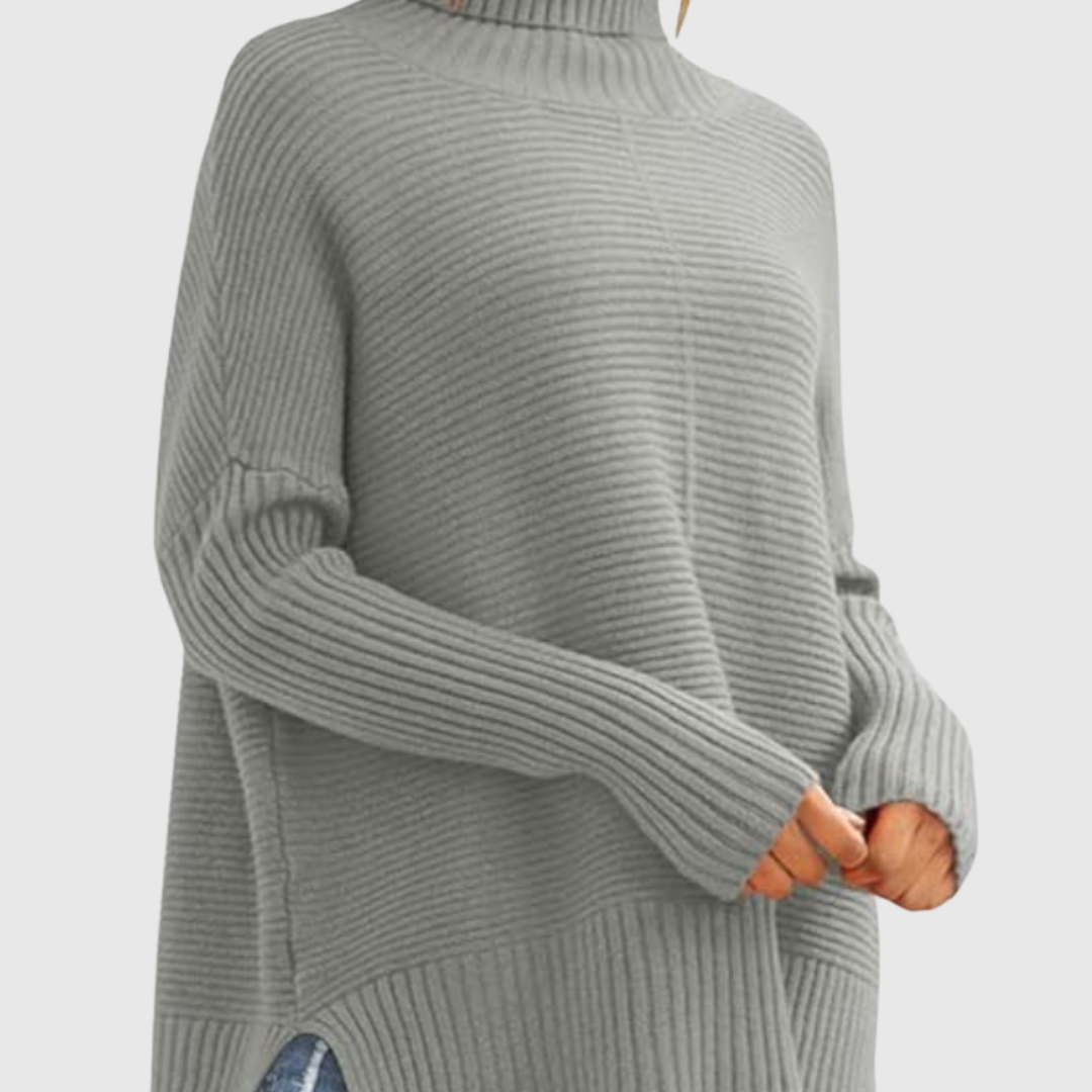 AERONWEN | RIBBED TURTLENECK KNIT JUMPER