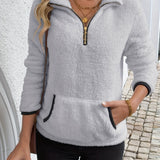Erin - Half-Zip Pocket Pullover