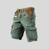 Tadhg - Cropped Cargo Trousers