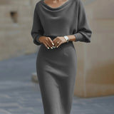 ELOWEN AINSLEY | LUXURIOUS MIDI DRESS