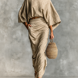 Paule | Long Sleeve Skirt Set