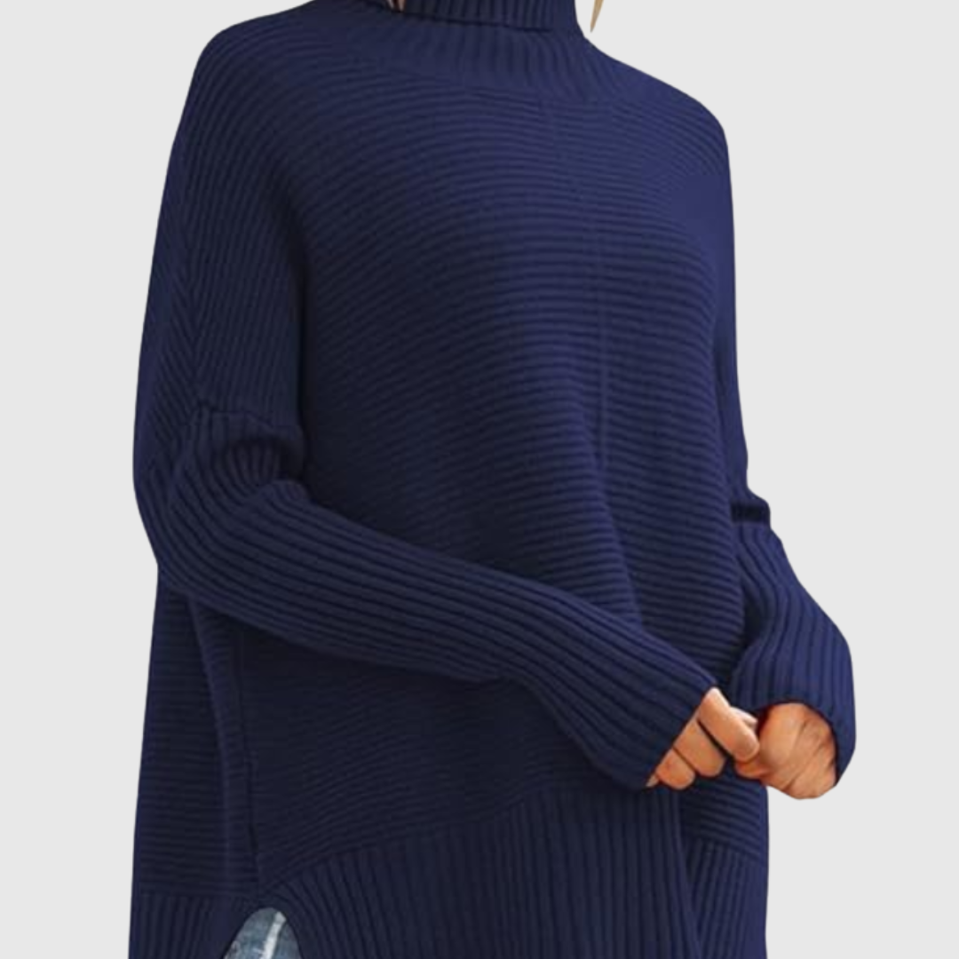 AERONWEN | RIBBED TURTLENECK KNIT JUMPER