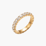 Niamh - Steel Diamond Ring