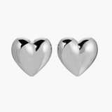 Gráinne - Bold Heart-Shaped Hoop Earrings