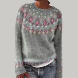 Kathleen - Stylish Patterned Jumper