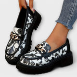 Noreen - Vintage Floral Slip-On Loafers