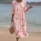 Cliodhna | Floral Embroidery Dress