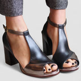 Aoibhinn - Colorful Patchwork Heeled Sandals