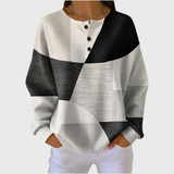 Caoimhe - Monochrome Colour-Block Jumper