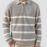 Seán - Striped Half-Zip Pullover