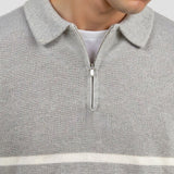Seán - Striped Half-Zip Pullover