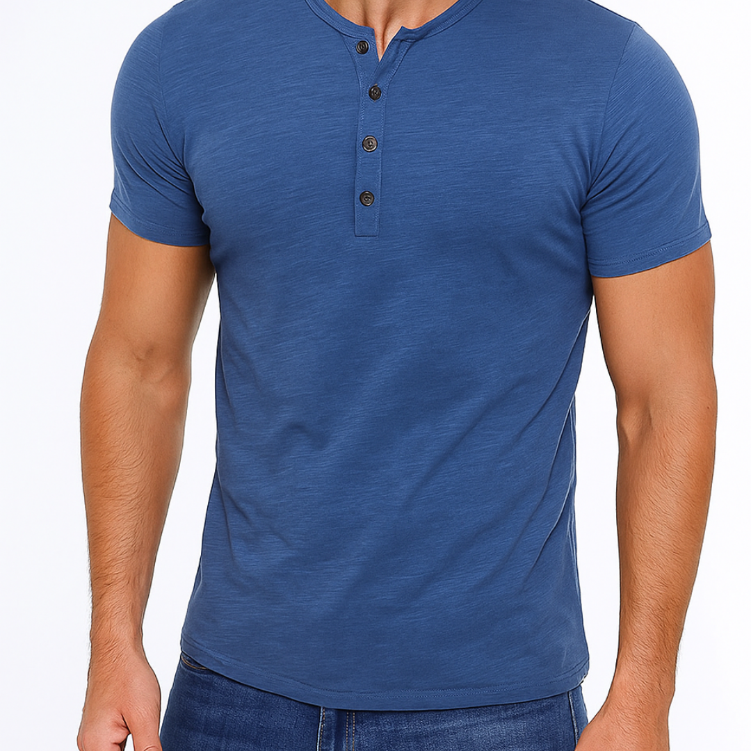 Cian - Chic Henley Top